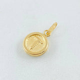 Dije Letra T 0.6gr / 1.9cm / Oro Amarillo 18K