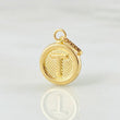 Dije Letra T 0.6gr / 1.5cm / Oro Amarillo 18K