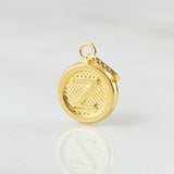 Dije Letra Z 0.55gr / 1.5cm / Oro Amarillo 18K