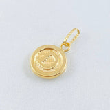 Dije Letra D 0.6gr / 1.5cm / Oro Amarillo 18K