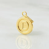 Dije Letra D 0.6gr / 1.5cm / Oro Amarillo 18K
