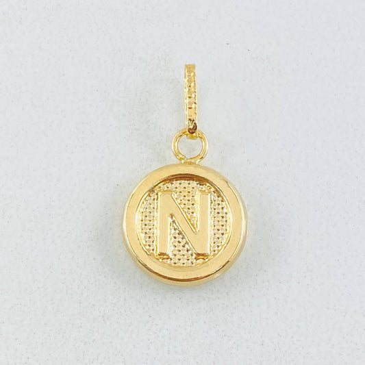 Dije Letra N 0.55gr / 1.9cm / Oro Amarillo 18K