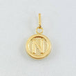 Dije Letra N 0.65gr / 1.9cm / Oro Amarillo 18K *