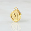 Dije Letra N 0.6gr / 1.5cm / Oro Amarillo 18K