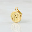 Dije Letra N 0.6gr / 1.7cm / Oro Amarillo 18K ©