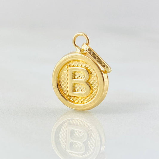 Dije Letra B 0.6gr / 1.9cm / Oro Amarillo 18K