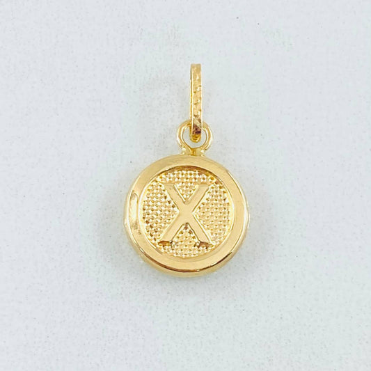 Dije Letra X 0.6gr / 1.9cm / Oro Amarillo 18K
