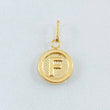 Dije Letra F 0.55gr / 1.5cm / Oro Amarillo 18K