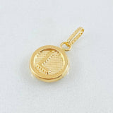 Dije Letra L 0.55gr / 1.9cm / Oro Amarillo 18K