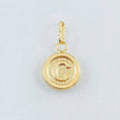 Dije Letra C 0.6gr / 1.5cm / Oro Amarillo 18K