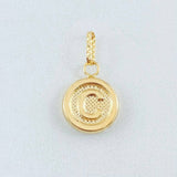 Dije Letra C 0.6gr / 1.9cm / Oro Amarillo 18K