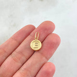 Dije Letra E 0.6gr / 1.9cm / Oro Amarillo 18K