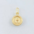 Dije Letra H 0.6gr / 1.9cm / Oro Amarillo 18K