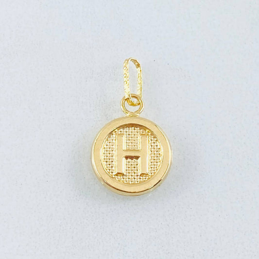 Dije Letra H 0.6gr / 1.9cm / Oro Amarillo 18K