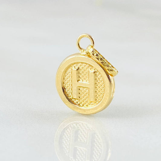 Dije Letra H 0.6gr / 1.7cm / Oro Amarillo 18K