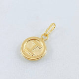 Dije Letra I 0.5gr / 1.9cm / Oro Amarillo 18K *