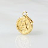 Dije Letra A 0.6gr / 1.7cm / Oro Amarillo 18K
