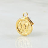 Dije Letra W 0.6gr / 1.9cm / Oro Amarillo 18K