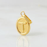 Dije Letra T 0.55gr / 1.9cm / Oro Amarillo 18K ©
