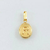 Dije Letra R 0.55gr / 2cm / Oro Amarillo 18K ©