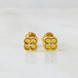 topos Flor Trebol 0.6gr / Oro Amarillo 18K