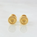 Topos Circulo Corona 0.6gr / Oro Amarillo 18K *