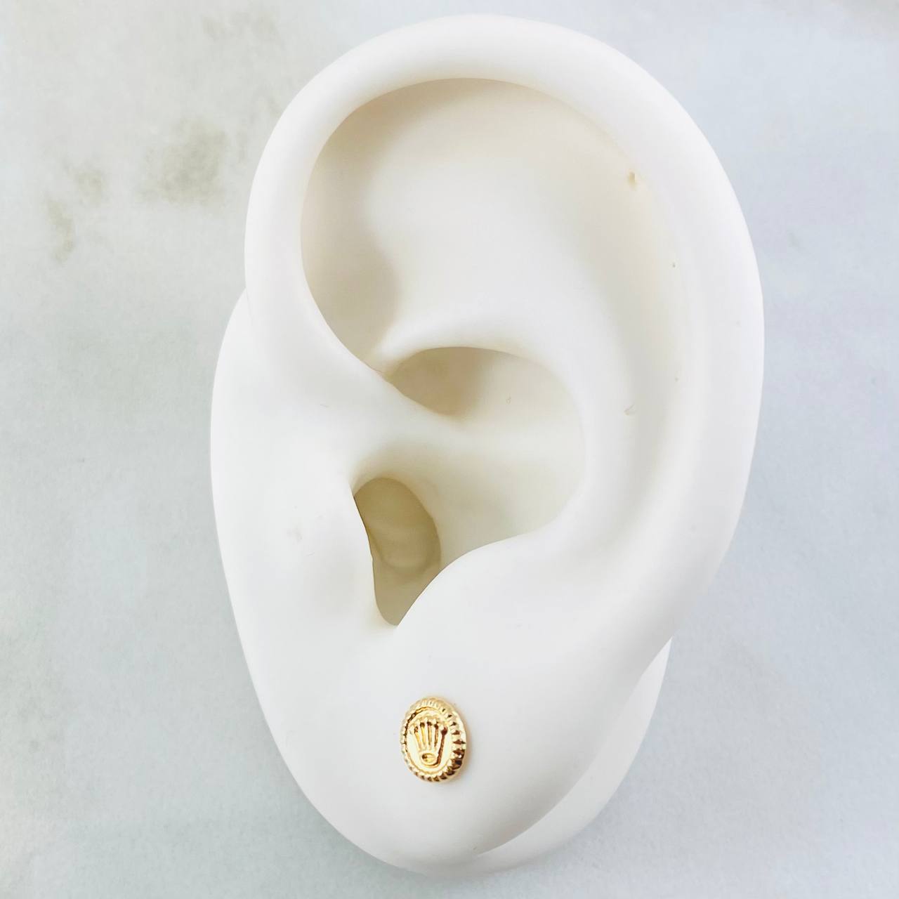 Topos Circulo Corona 0.65gr / Oro Amarillo 18K