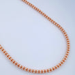 Cadena Ice 19.7gr / 60.2cm / Dos Oros Blanco Rosa +4 18K +