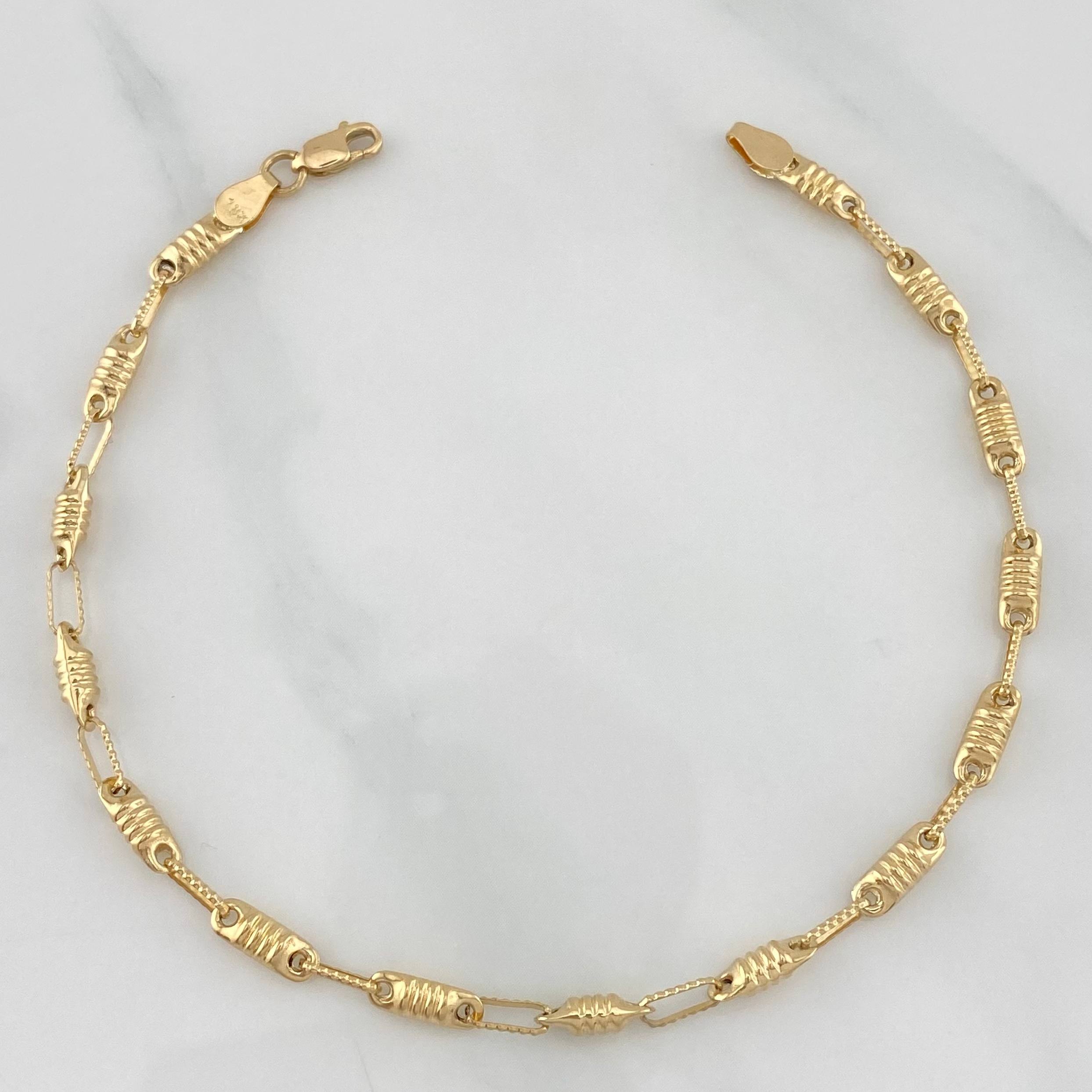 Pulso Rustica Tornillo 3.75 g / 21 cm / 1.2 mm Oro Amarillo 18K