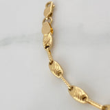 Pulso Rustico Paris 3.9 g / 21 cm / 1.2 mm Oro Amarillo 18K