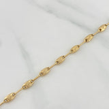 Pulso Rustico Paris 3.9 g / 21 cm / 1.2 mm Oro Amarillo 18K