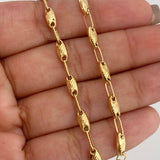 Pulso Rustico Paris 3.9 g / 21 cm / 1.2 mm Oro Amarillo 18K