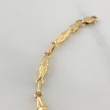 Pulso Rustica Dubai 4.1 g / 22 cm / 1.15 mm Oro Amarillo 18K