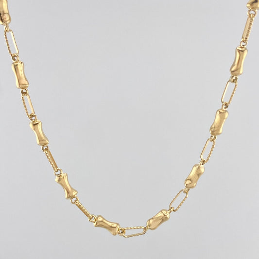 Cadena Rustica Reloj De Arena 8.7 g / 62 cm / 2 mm Oro Amarillo 18K