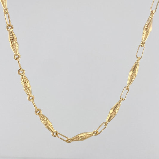 Cadena Rustica Dubai 10.5 g / 61.5 cm / 1.1 mm Oro Amarillo 18K