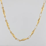 Cadena Rustica Dubai 10.5 g / 61.5 cm / 1.1 mm Oro Amarillo 18K