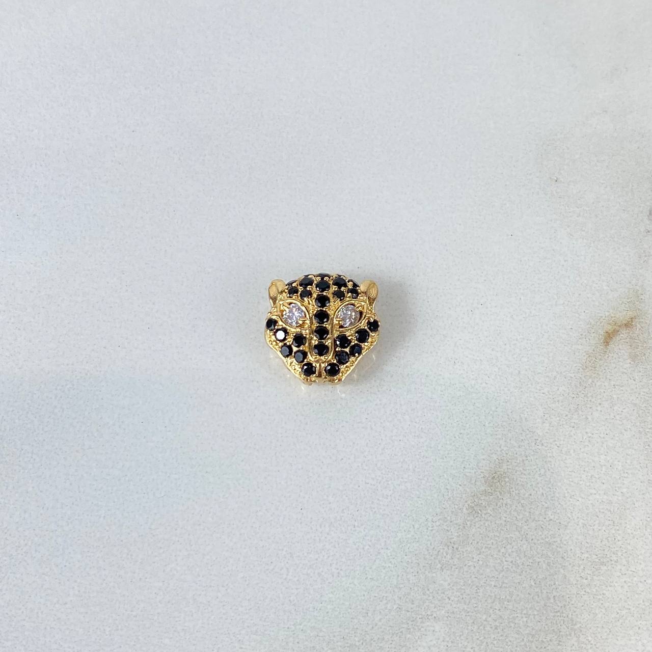 Herraje Pantera 1.95gr / 1.2cm / Circones Blancos Negros Oro Amarillo ©
