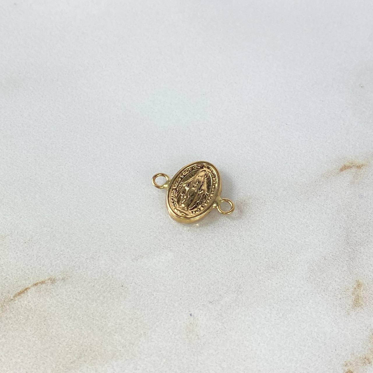 Herraje Virgen Milagrosa 0.7gr / 1.6cm / Oro Amarillo ©