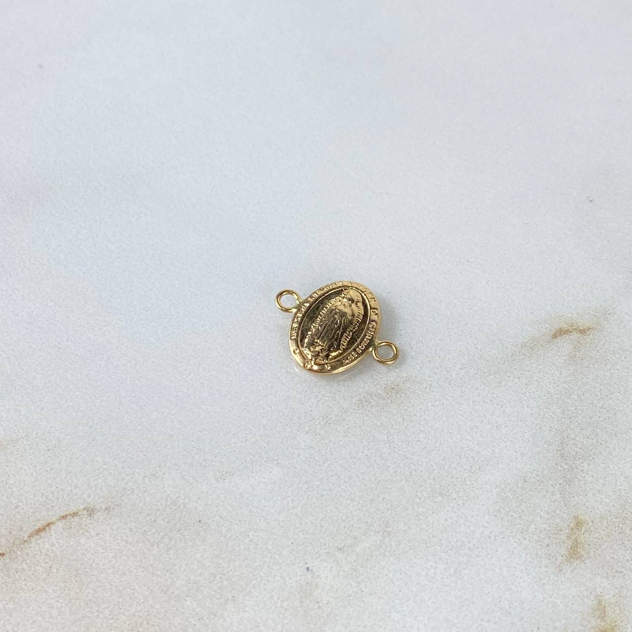 Herraje Virgen de Guadalupe 0.7gr / 1.5cm / Oro Amarillo ©
