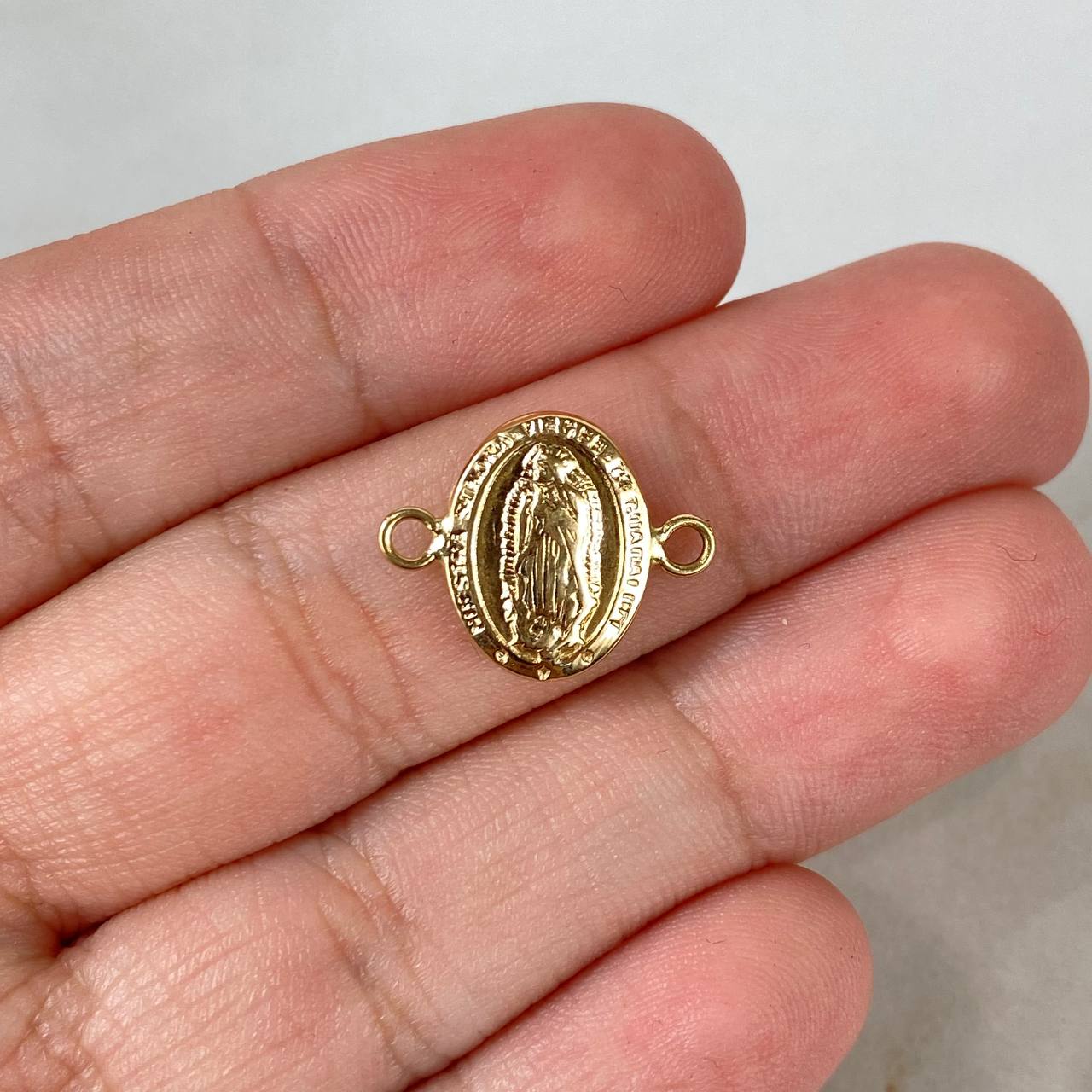 Herraje Virgen de Guadalupe 0.7gr / 1.5cm / Oro Amarillo ©