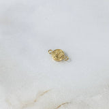 Herraje San Benito 0.4gr / 1.5cm / Troquelado Oro Amarillo ©