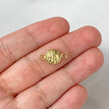 Herraje San Benito 0.4gr / 1.5cm / Troquelado Oro Amarillo ©