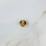 Herraje Virgen de Guadalupe 0.45gr / 1cm / Tambor Oro Amarillo ©