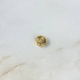 Herraje Virgen de Guadalupe 0.45gr / 1cm / Tambor Oro Amarillo ©