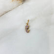 Dije Virgen María 0.65gr / 1.8cm / Circones Morados Oro Amarillo ©