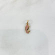Dije Virgen María 0.65gr / 1.8cm / Circones Lilas Oro Amarillo ©