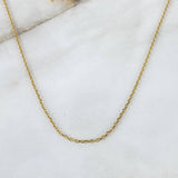 Cadena Aro Seguido 4.85gr / 50cm / 1.7mm Oro Amarillo +3 ©