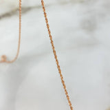Cadena Lazo 1gr / 50cm / 1.2mm Oro Rosa +3 ©