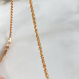 Cadena Lazo 2.8gr / 45cm / 2.1mm Oro Rosa +3 ©