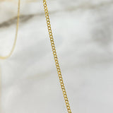 Cadena Cubana 1.3gr / 50cm / 1.6mm Oro Amarillo +1 ©